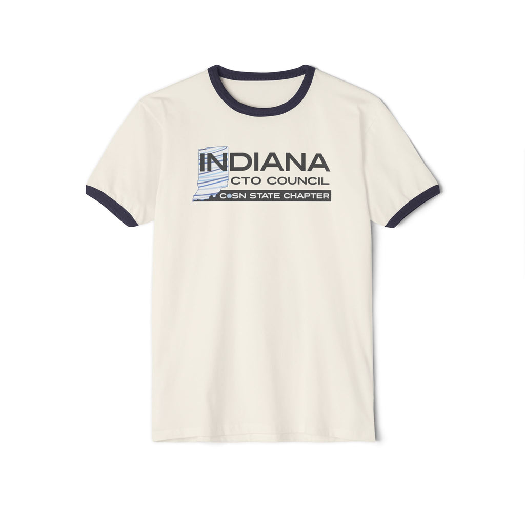 Indiana CTO Council Logo Womens Ringer T-Shirt