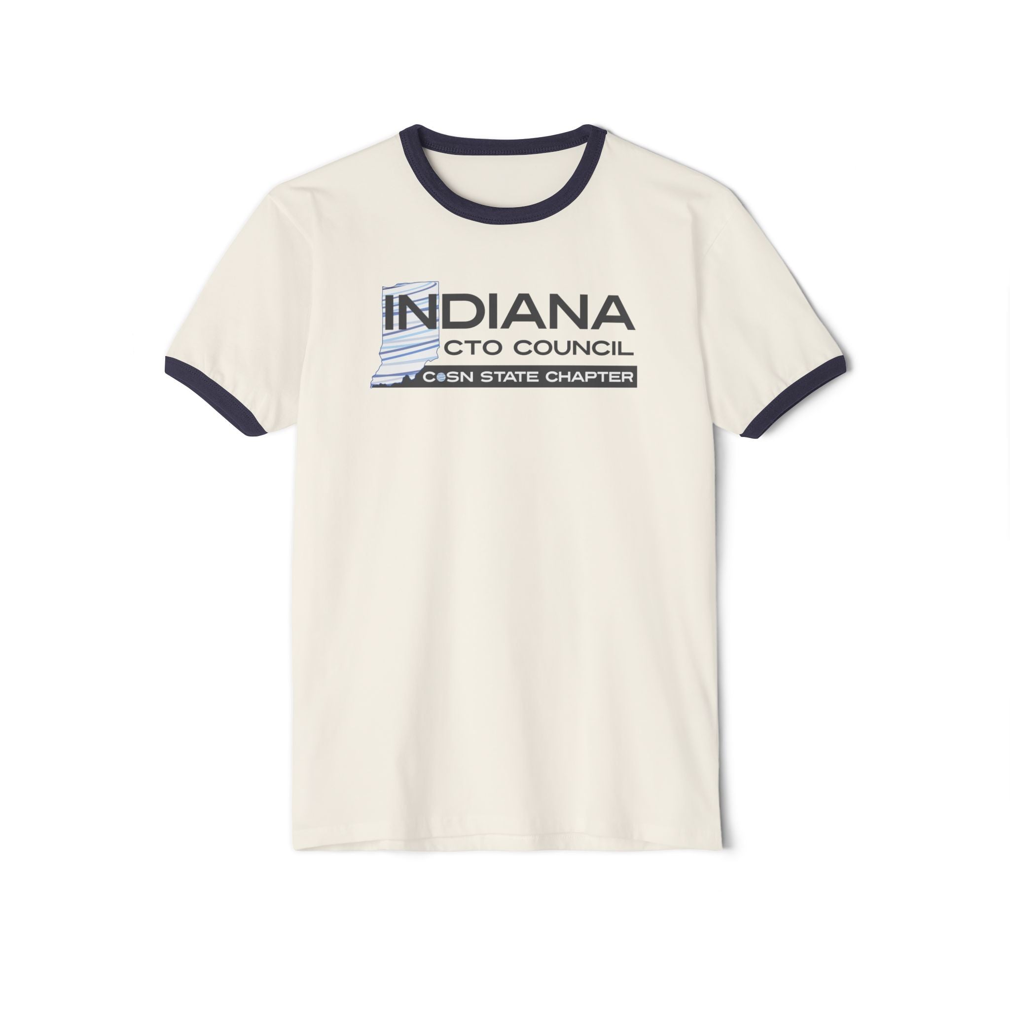 Indiana CTO Council Logo Womens Ringer T-Shirt