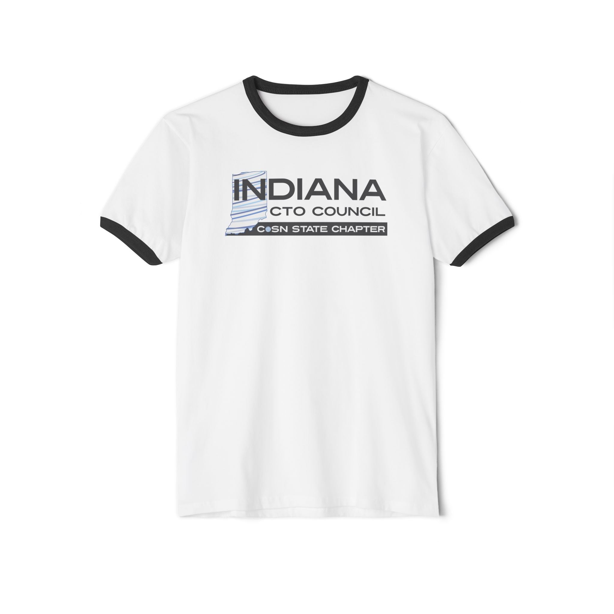 Indiana CTO Council Logo Womens Ringer T-Shirt