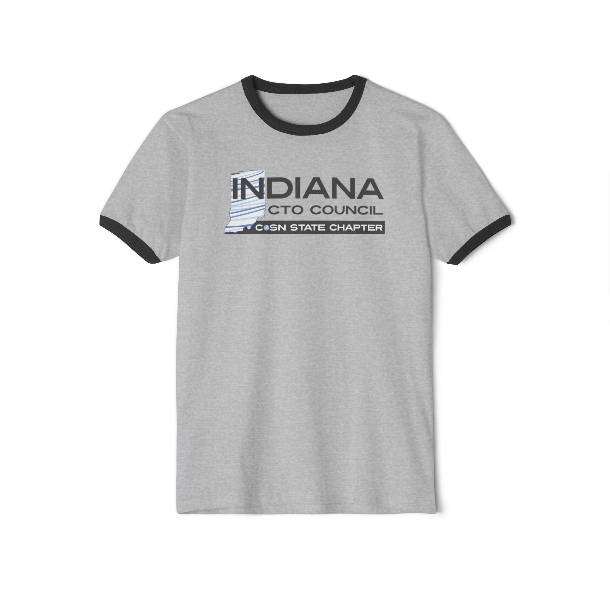 Indiana CTO Council Logo Womens Ringer T-Shirt