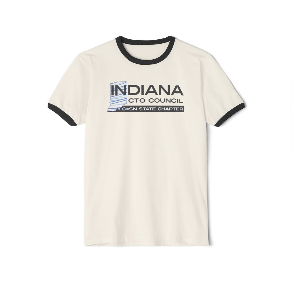 Indiana CTO Council Logo Womens Ringer T-Shirt