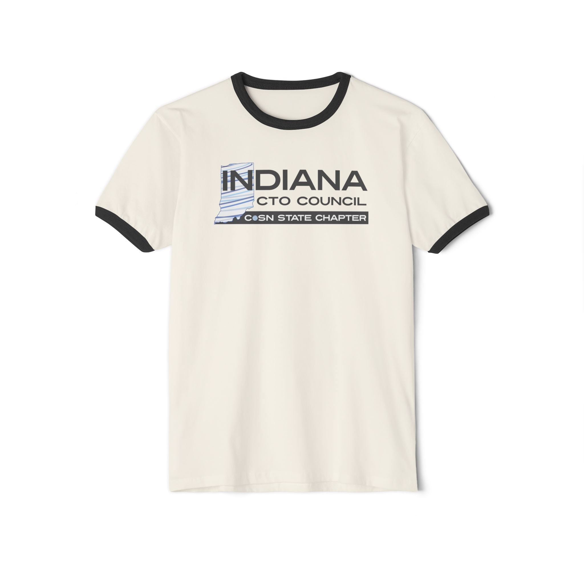 Indiana CTO Council Logo Womens Ringer T-Shirt