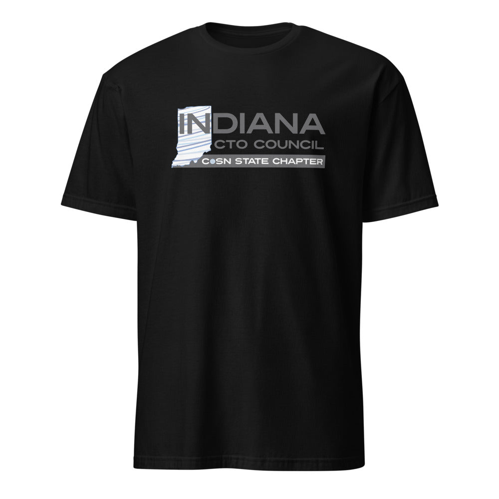 Indiana CTO Council Logo Short-Sleeve Unisex T-Shirt