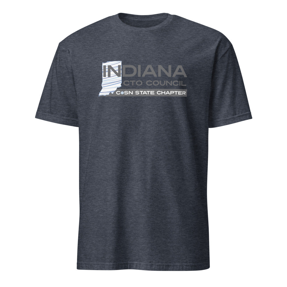 Indiana CTO Council Logo Short-Sleeve Unisex T-Shirt