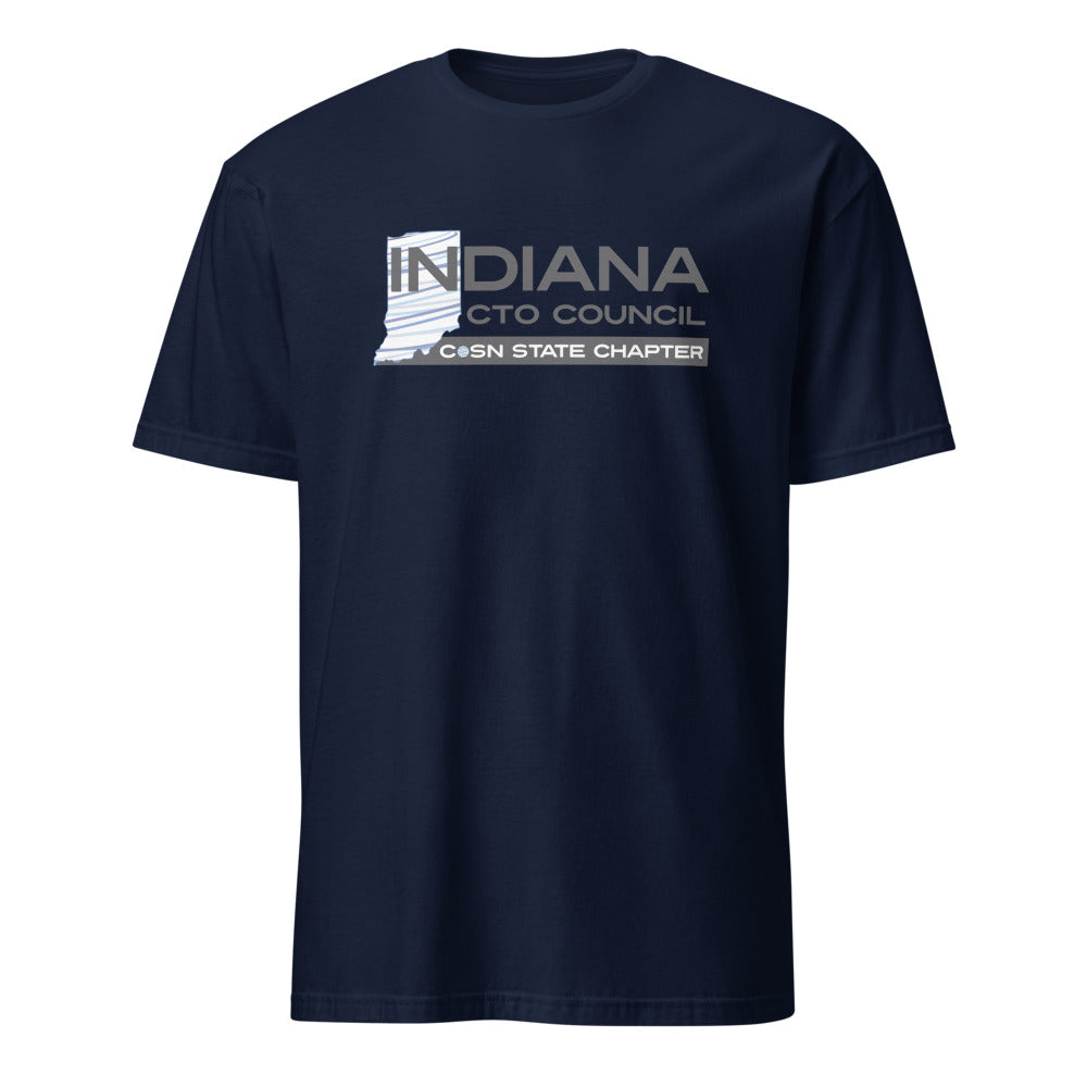 Indiana CTO Council Logo Short-Sleeve Unisex T-Shirt