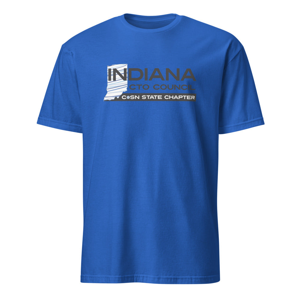 Indiana CTO Council Logo Short-Sleeve Unisex T-Shirt